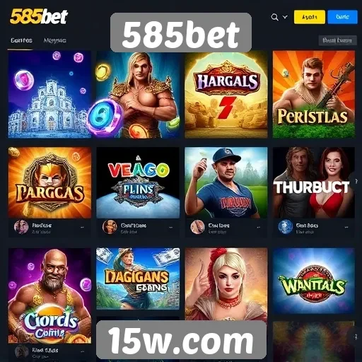 Jogos populares disponíveis no 585bet